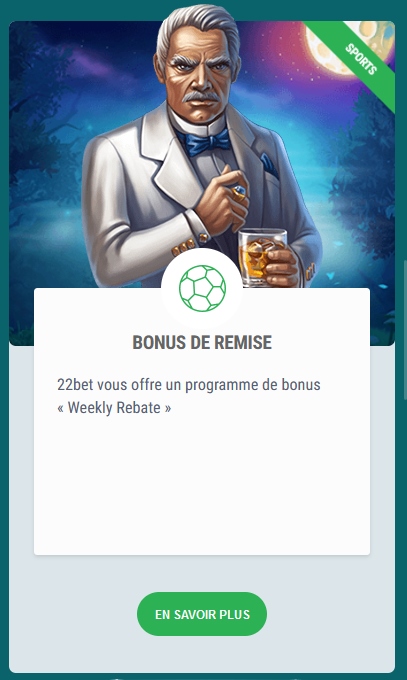 50% de bonus tous les Vendredis